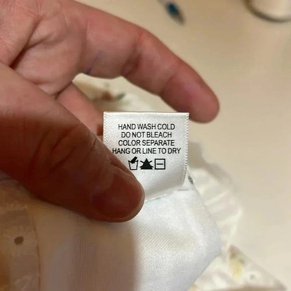 NWT Kurious tie back ruffle sleeve floral tank XS - Picture 5 of 6